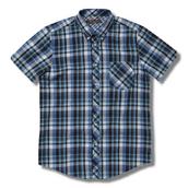 View Item Ben Sherman Union Fit Mod S/S Button Down Check Shirt Blue